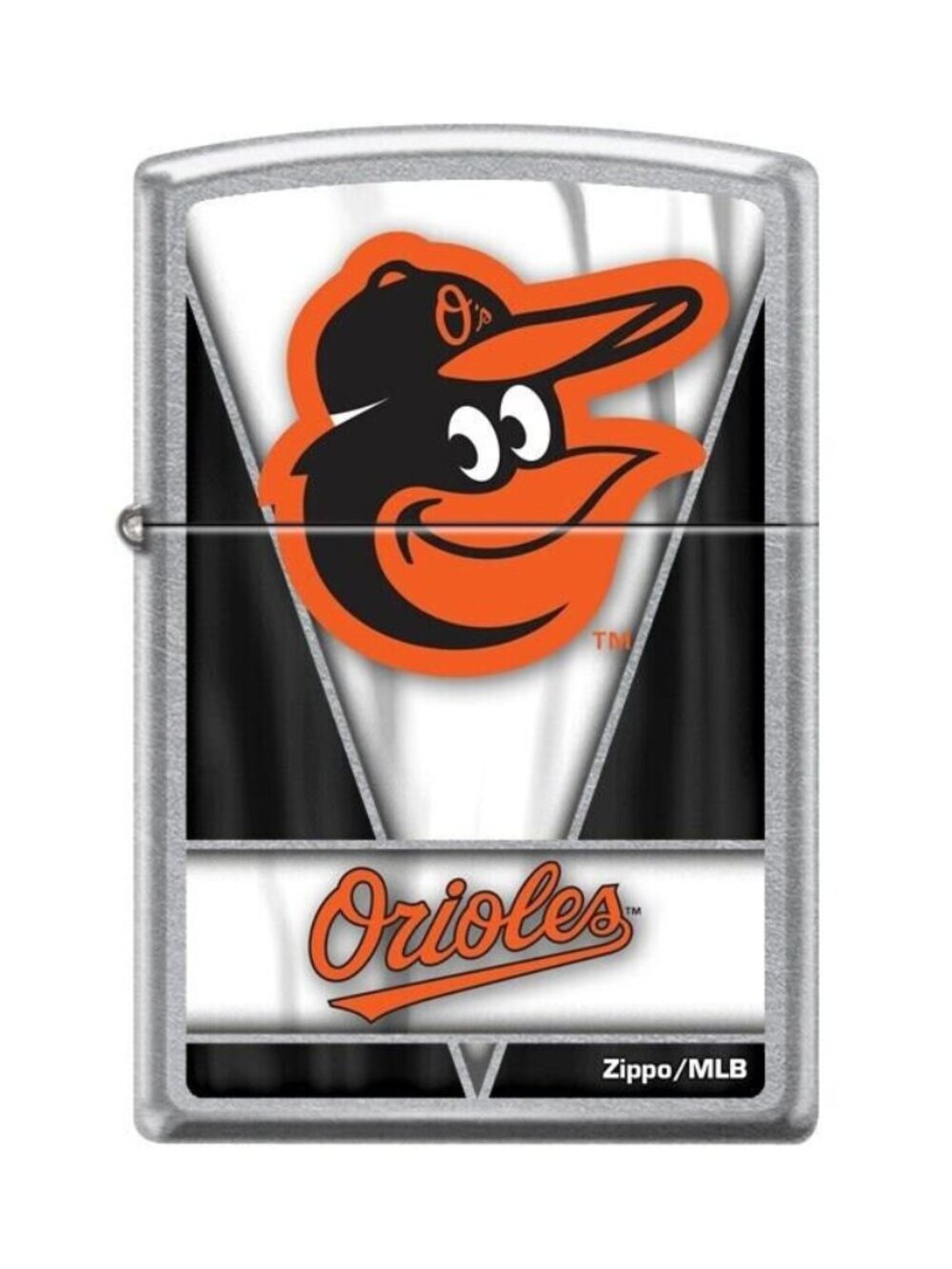 Zippo Lighter: Baltimore Orioles Street Chrome